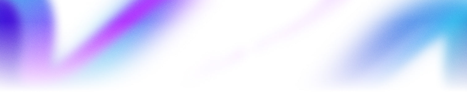 Gradient background transitioning from purple to blue.
