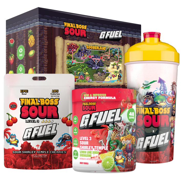 G FUEL| Final Boss Sour Collector’s Box Tub (Collectors Box) 