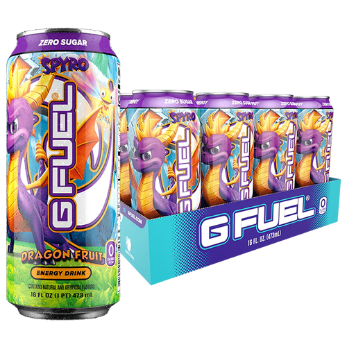 Spyro's Dragon Fruit Cans